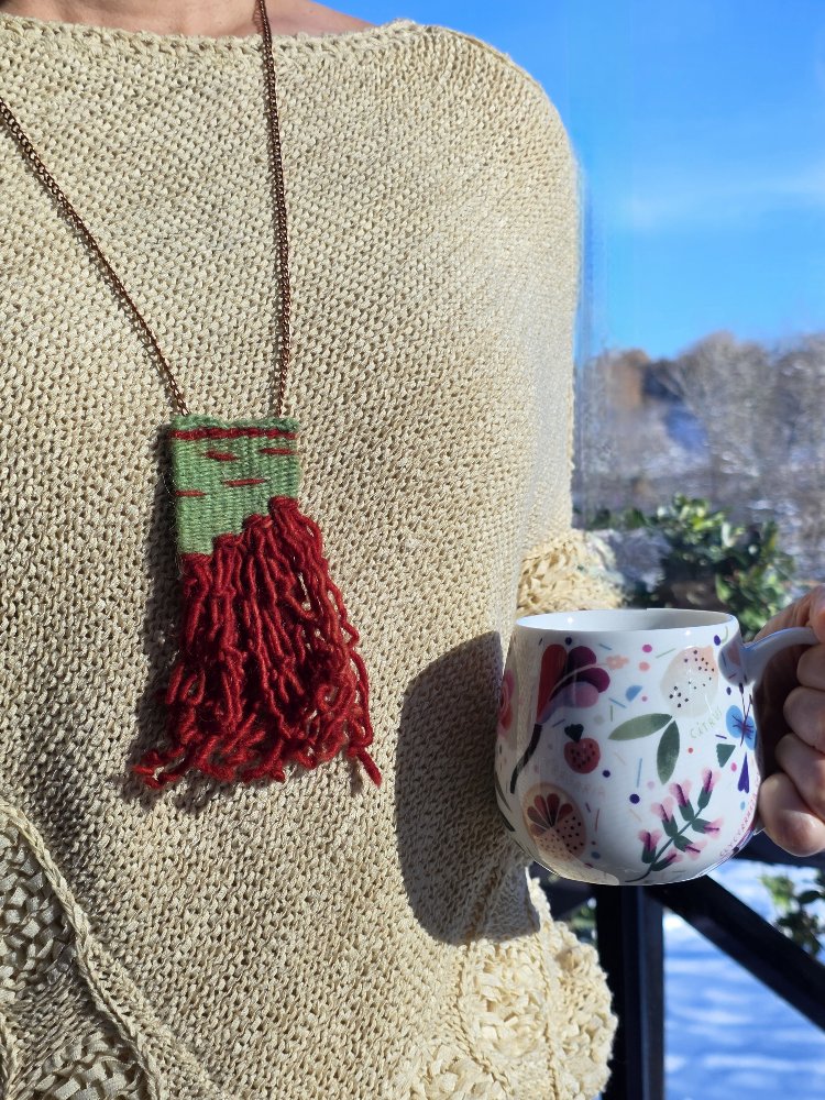Çizgili kolye - Striped necklace