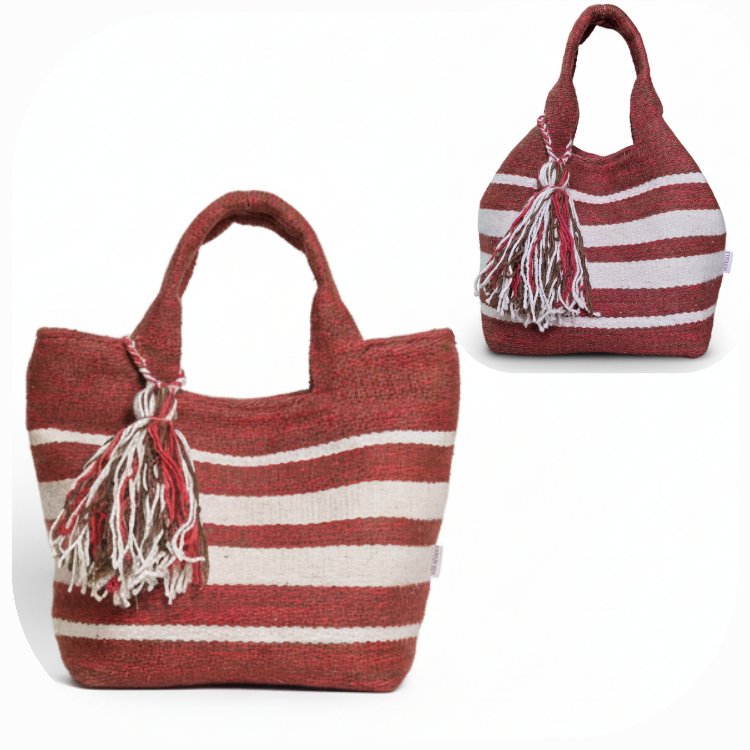 Diğer renkleri görmek için tıklayın. İlkay el dokuma yün çanta- Handwoven wool bag