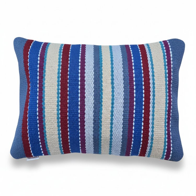 Diğer renkler için tıklayın. El Dokuma Pamuk Kırlent Kılıf (Hand-woven Cotton Pillow Cover)