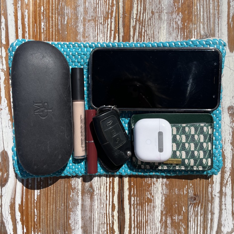 Diğer renkleri görmek için tıklayın. Elde Çul/Çaput Dokuma Çanta (Hand-woven Rag Clutch)