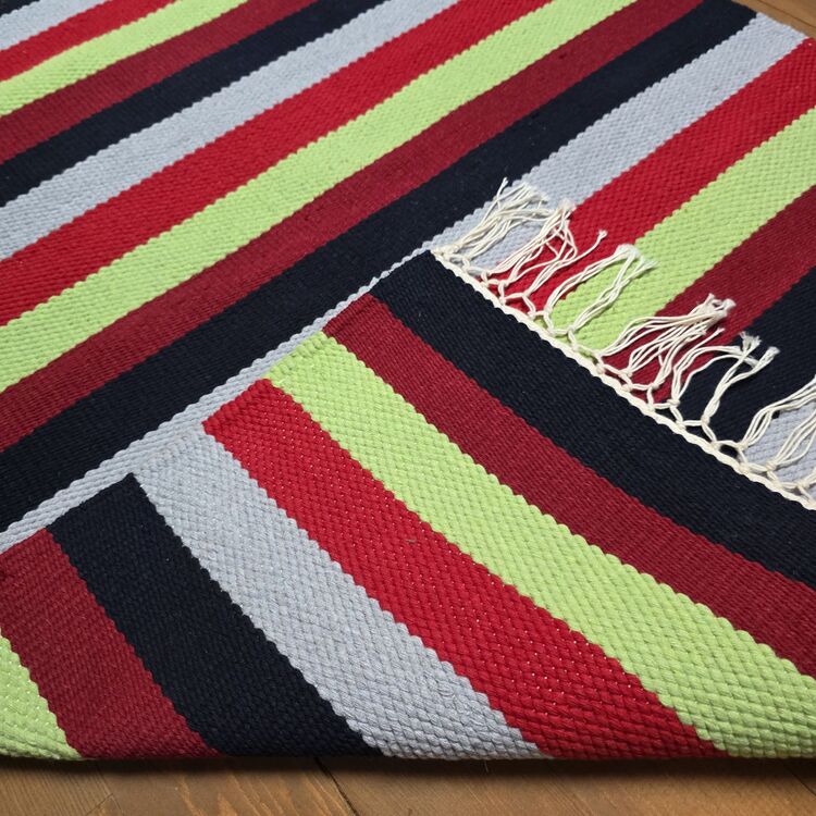 20 El Dokuma Pamuk Kilim (Hand-woven Cotton Kilim Rug)