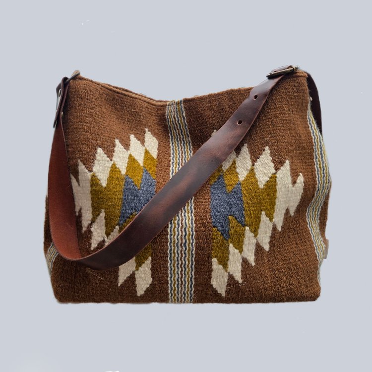 +9 renk. Hatti el dokuma yün çanta- Handwoven wool bag