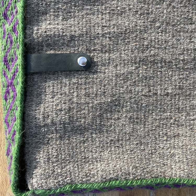Elde Yün Dokuma Çanta S çarpana (Hand-woven Wool Handbag)