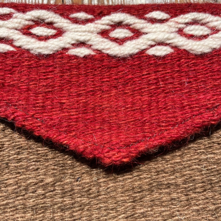 +10 renk/Baklava Elde Yün Dokuma Çanta (Hand-woven Wool Clutch)