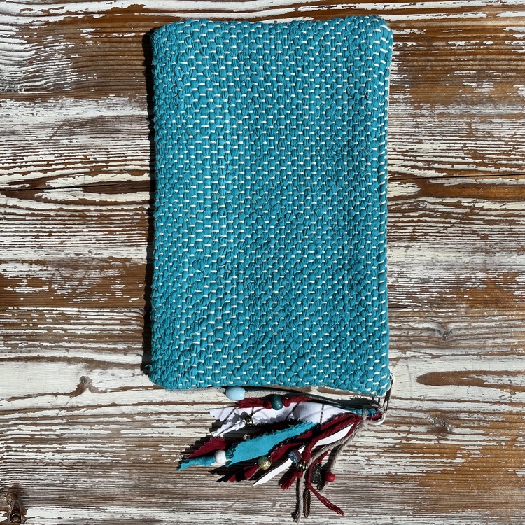 Diğer renkleri görmek için tıklayın. Elde Çul/Çaput Dokuma Çanta (Hand-woven Rag Clutch)