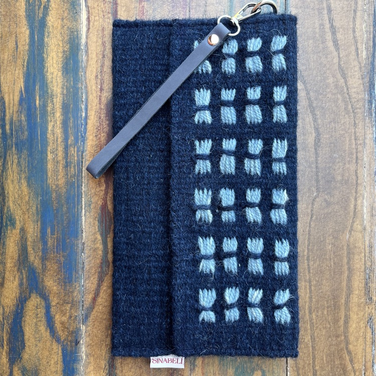 +7 renk/Kelebek Elde Yün Dokuma Çanta (Hand-woven Wool Clutch)