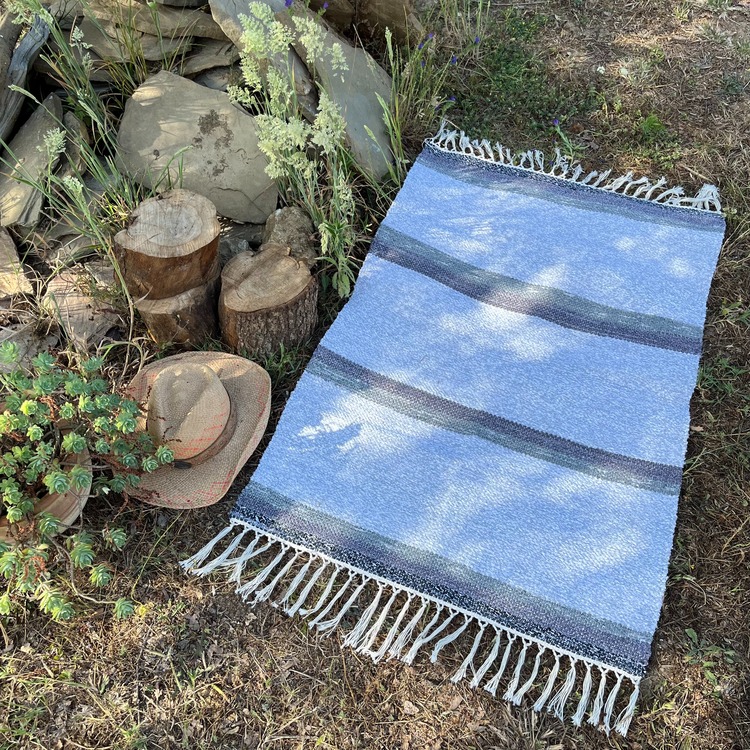 01 El Dokuma Çul-Çaput Kilim (Hand-woven Rag Kilim Rug) - HÇA0010