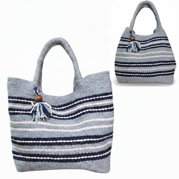 Diğer renkleri görmek için tıklayın. İlkay el dokuma yün çanta- Handwoven wool bag