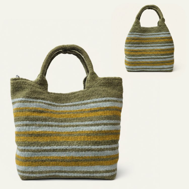 Diğer renkleri görmek için tıklayın. İlkay el dokuma yün çanta- Handwoven wool bag
