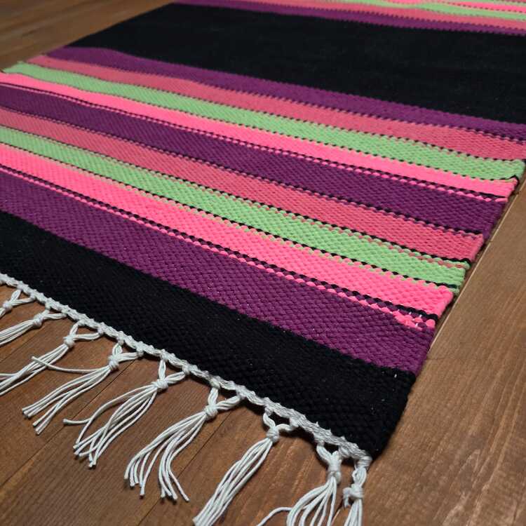 19 El Dokuma Pamuk Kilim (Hand-woven Cotton Kilim Rug)