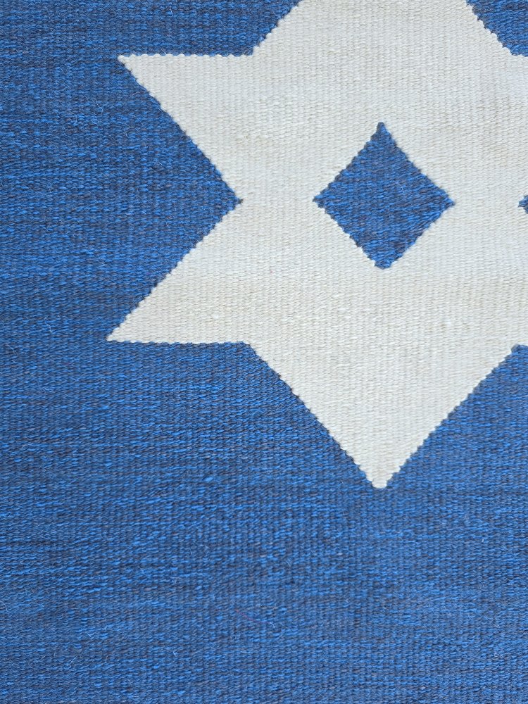 Yıldız El Dokuma Yün Kilim (Star Hand-woven Wool Kilim Rug)