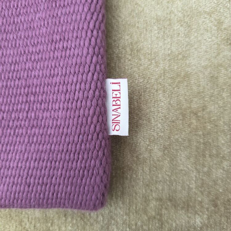 +9 renk/Baklava el dokuma pamuk portföy çanta - Handwoven cotton clutch
