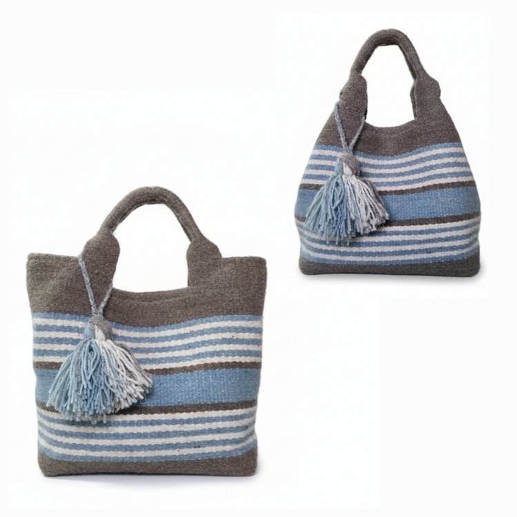 Diğer renkleri görmek için tıklayın. İlkay el dokuma yün çanta- Handwoven wool bag
