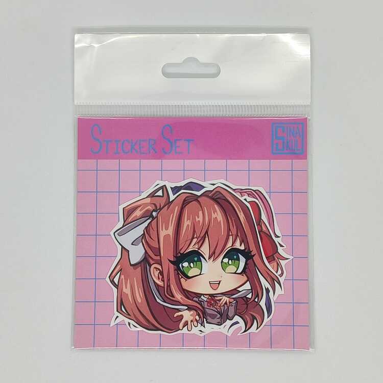Doki Doki Literature Club 4'lü Sticker Seti