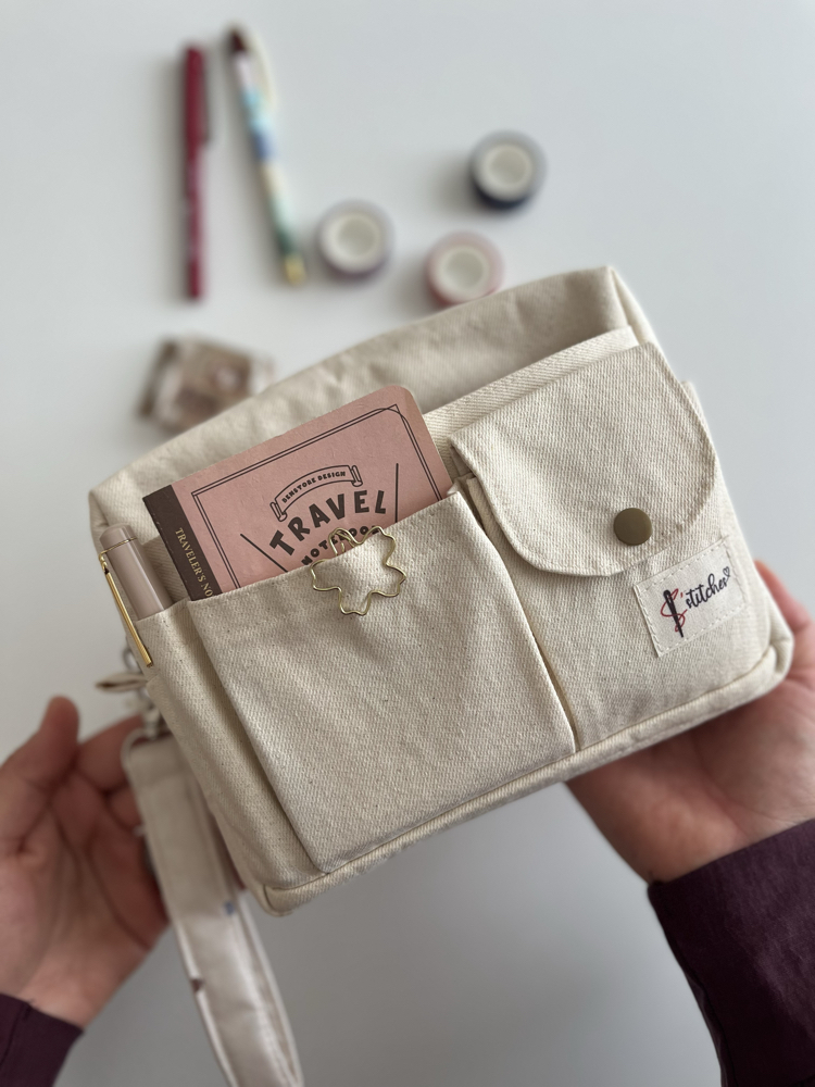 Mini organizer çanta ( anahtarlık dahil) 