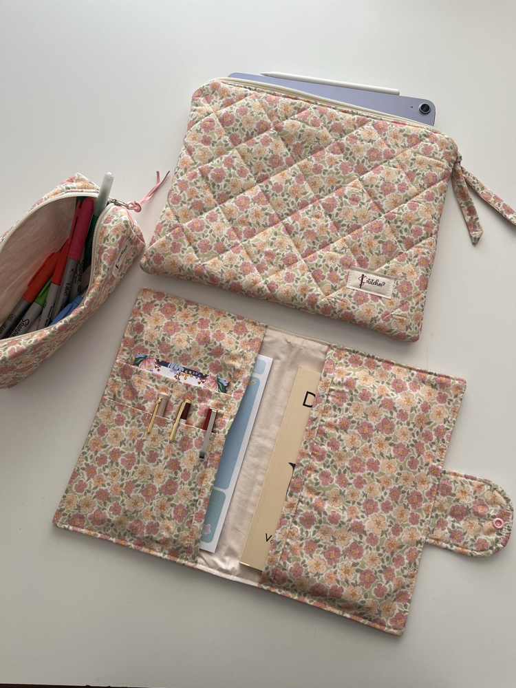 Tablet kılıfı + Kitap Kılıfı + Kalemlik 3’lü set