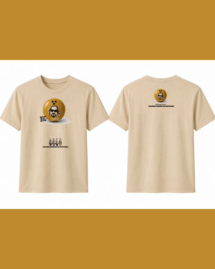 BIG LEBOWSKI ARŞİV SERİSİ BEJ T-SHIRT