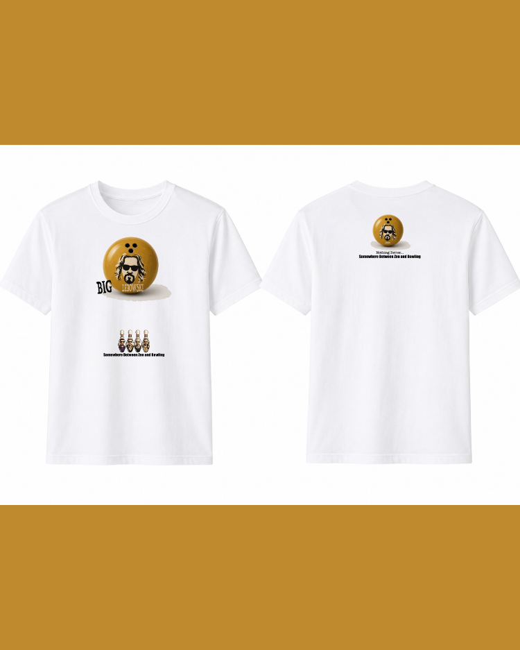BIG LEBOWSKİ ARŞİV SERİSİ BEYAZ T-SHIRT