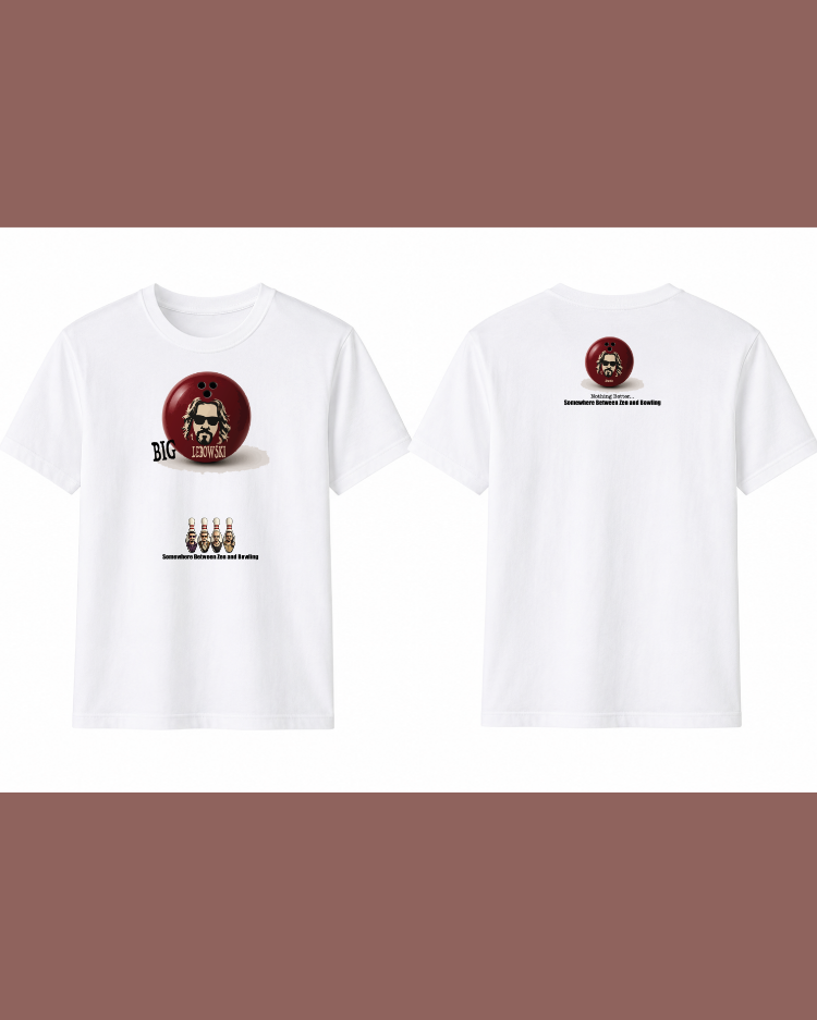 BIG LEBOWSKİ ARŞİV SERİSİ BEYAZ T-SHIRT