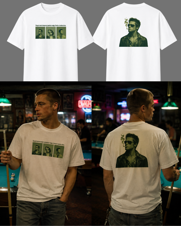 DÖVÜŞ KULÜBÜ TYLER DURDEN BASKILI TSHİRT
