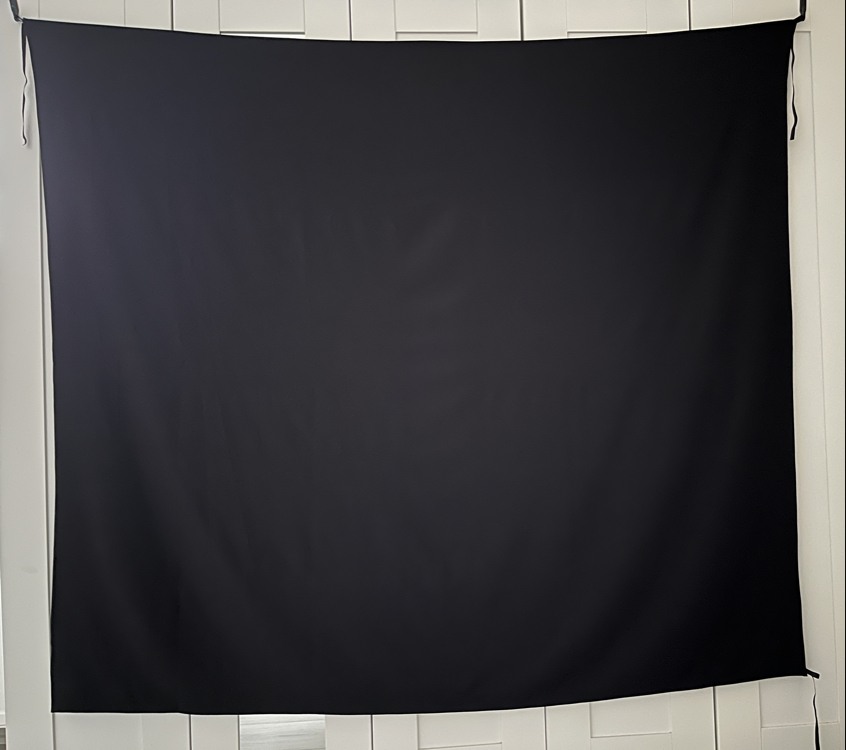 Siyah Pano Perdesi (150x170 cm)