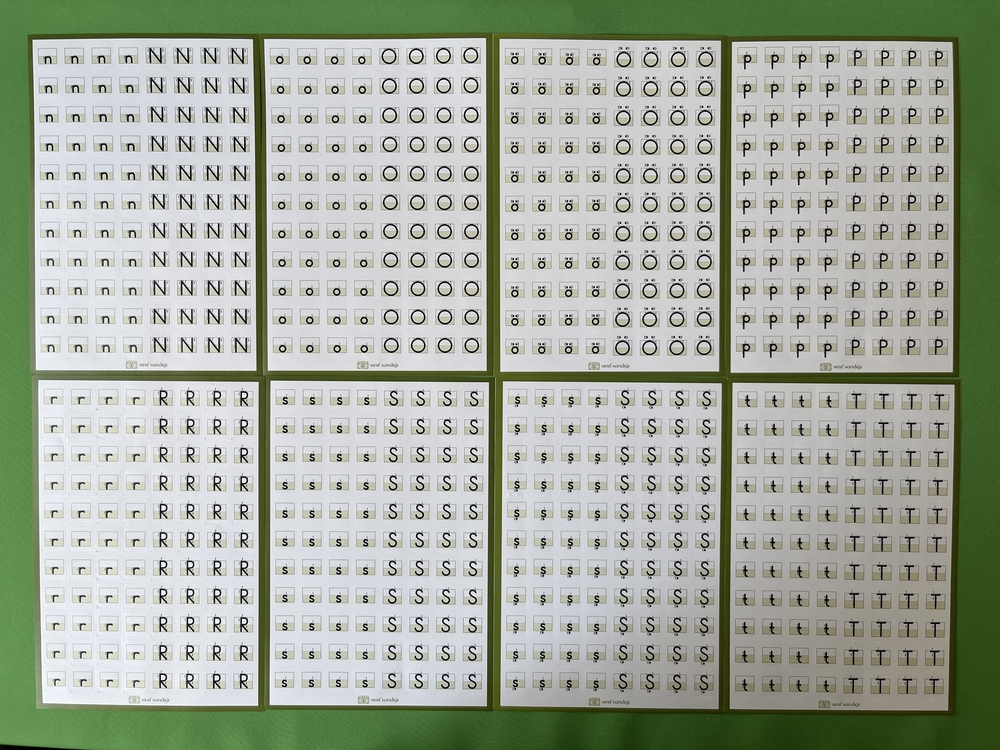 Harf ve Rakam Öğretimi Stickerı