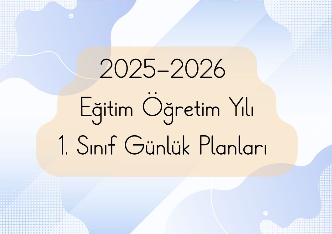 1. Sınıf Günlük Planları