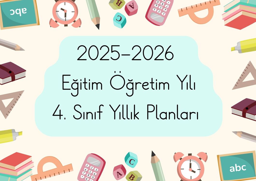 4. Sınıf Yıllık Planları