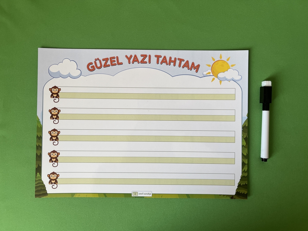 Yaz Sil Tahtası ve Kalemi