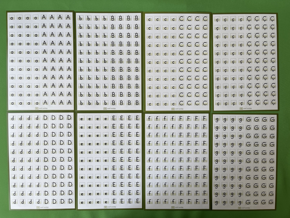 Harf ve Rakam Öğretimi Stickerı