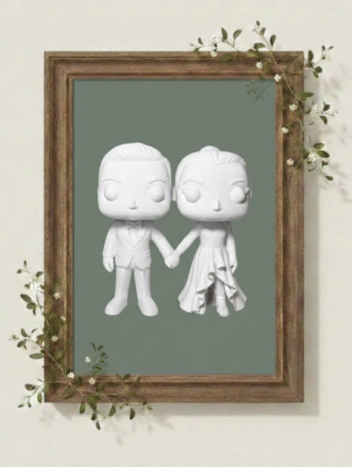 Kişiye Özel 3D Sevgili Figürü - Fotoğrafınızdan Tasarım (Funko Konsept)