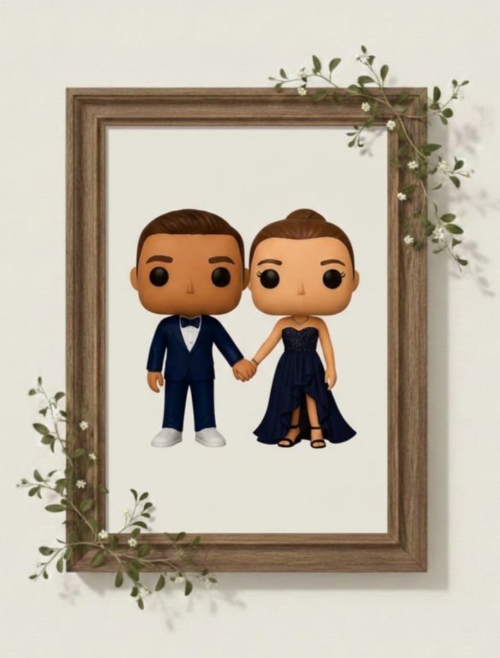 Kişiye Özel 3D Sevgili Figürü - Fotoğrafınızdan Tasarım (Funko Konsept)