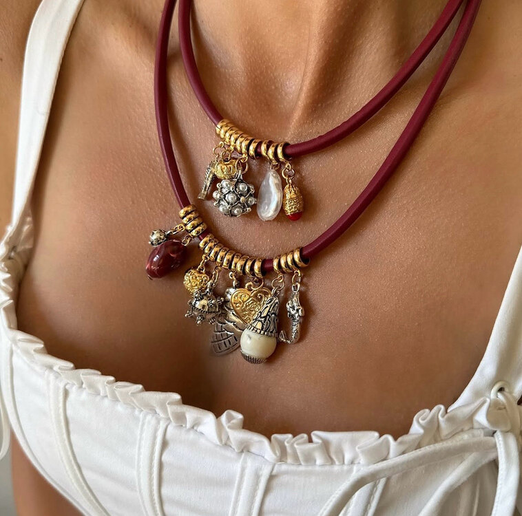 Zara Model İkili Kolye