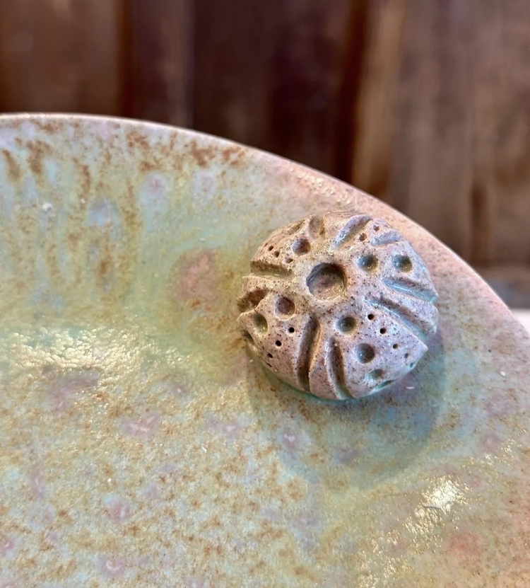 Degrade Kestane Çukur Tabak 19 cm