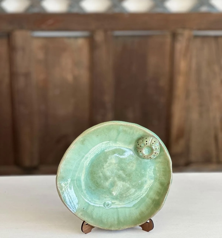Mint Kestane Çukur Tabak 19 cm