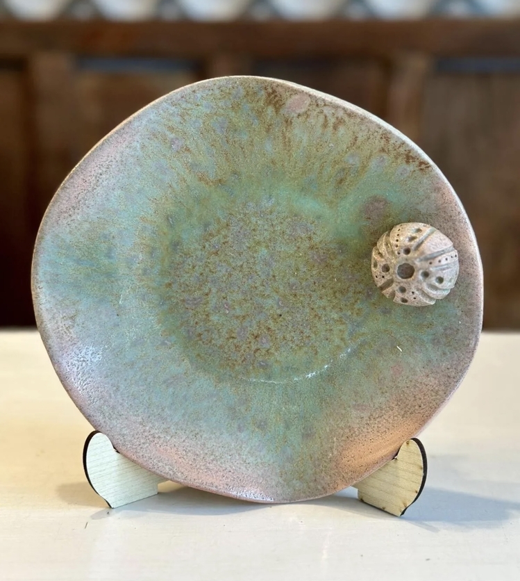 Degrade Kestane Çukur Tabak 19 cm