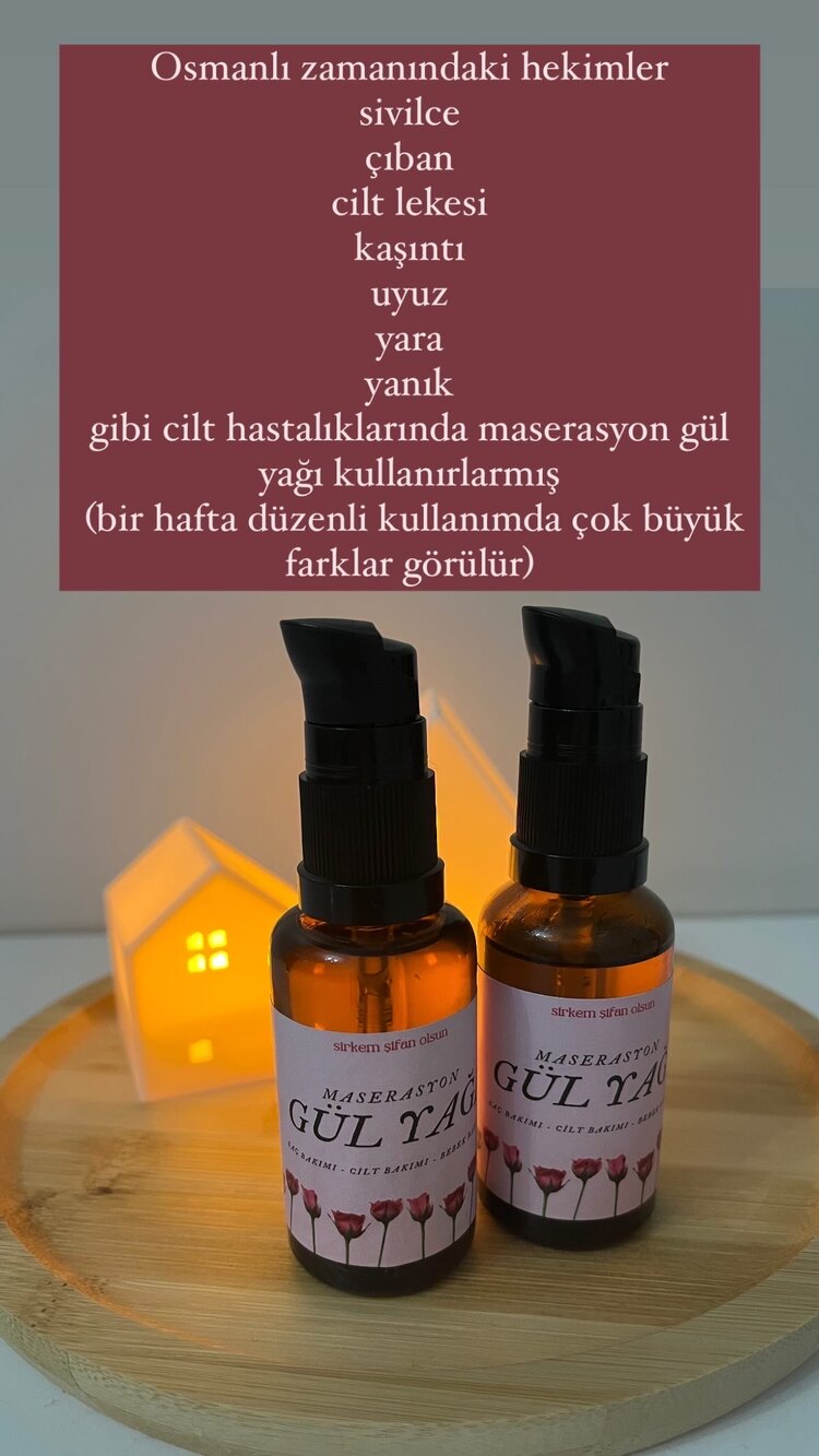 Gül yağı (Maserasyon) 30 ml
