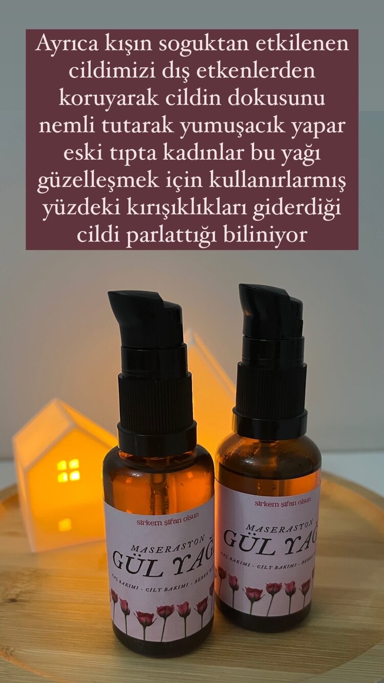 Gül yağı (Maserasyon) 30 ml