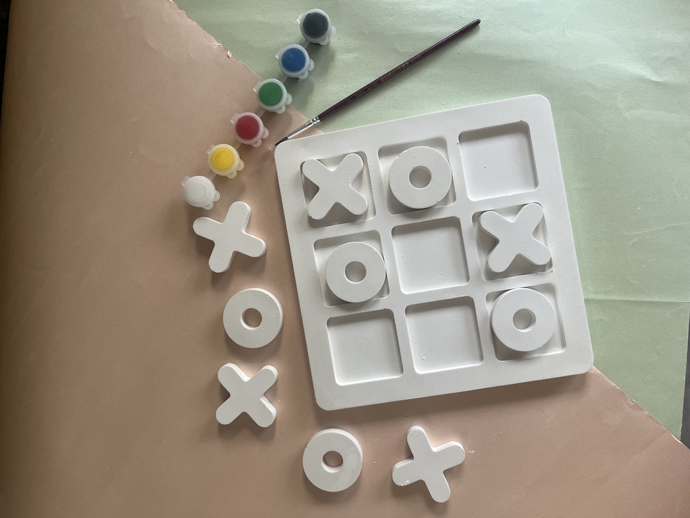 XOX (Tic Tac Toe) Oyunu Boyama Seti