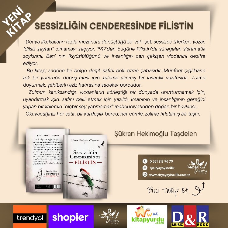 Sessizliğin Cenderesinde FİLİSTİN