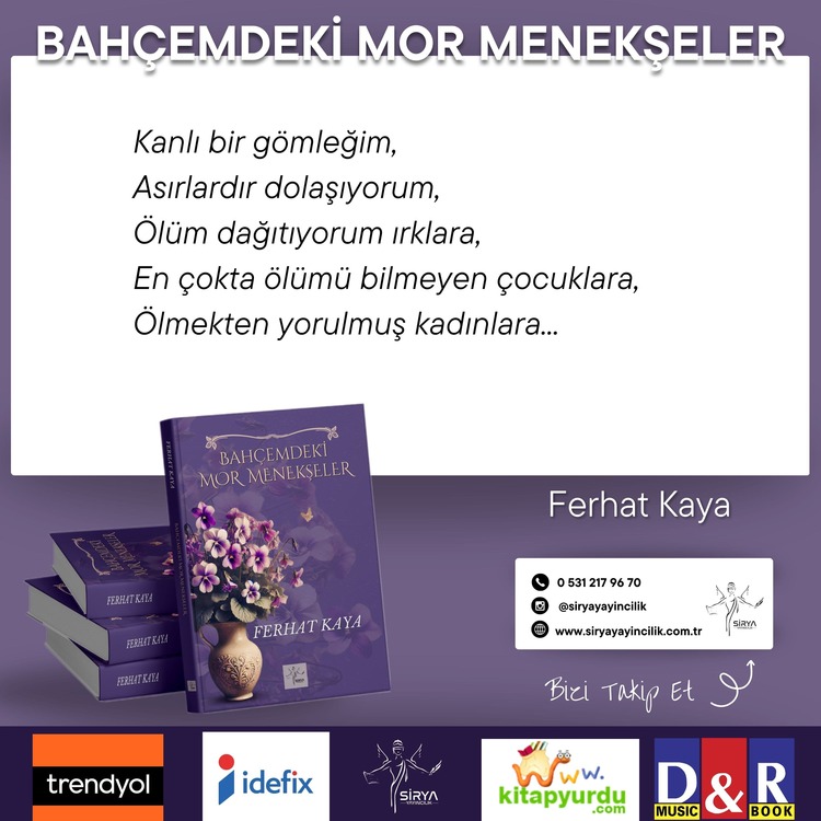 BAHÇEMDEKİ MOR MENEKŞELER / FERHAT KAYA