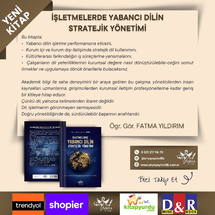 İŞLETMELERDE YABANCI DİLİN STRATEJİK YÖNETİMİ