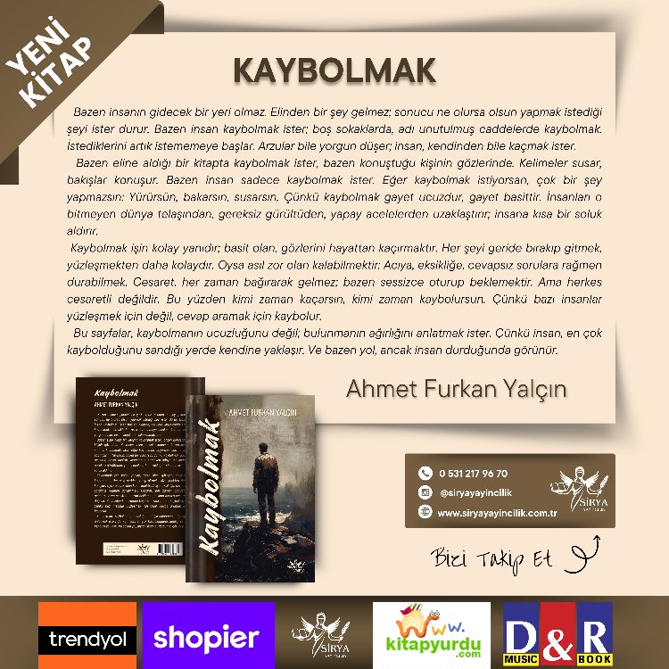 KAYBOLMAK | Ahmet Furkan YALÇIN