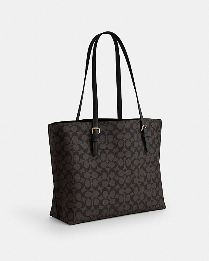 MOLLIE TOTE BAG IN SIGNATURE CANVAS