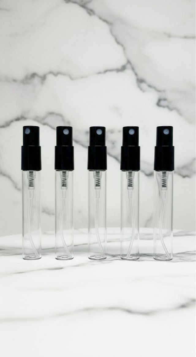 5 ml Tester Kolay Kapatma  cam şişe (6 Adet )