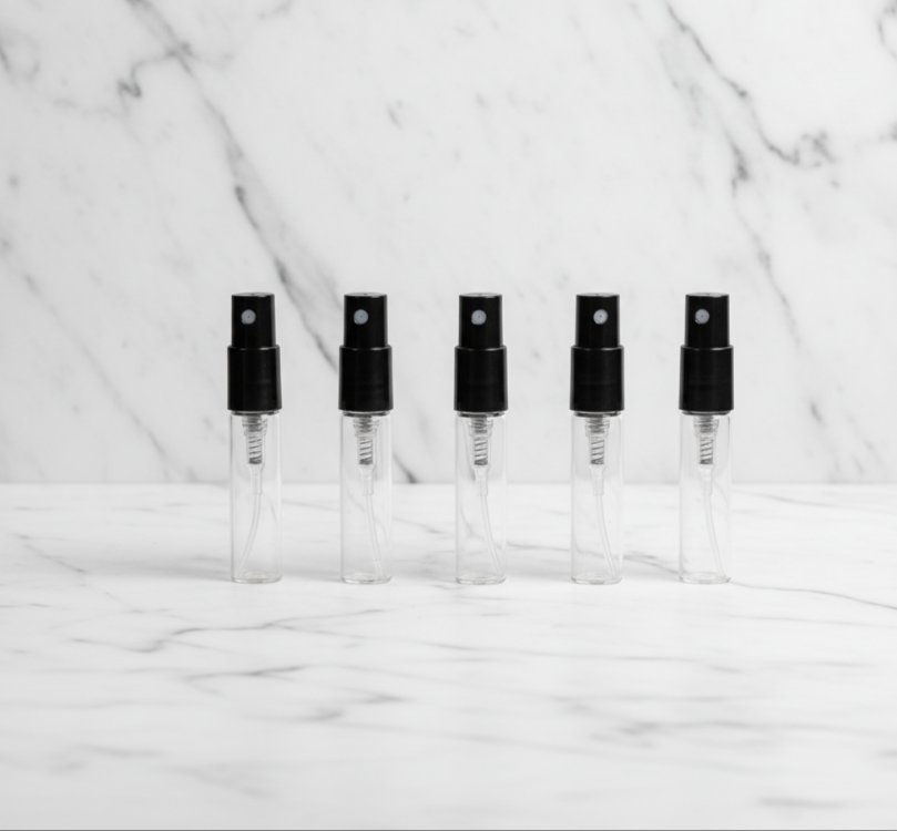 3 ml Tester  Kolay Kapatma  cam şişe (5 Adet)