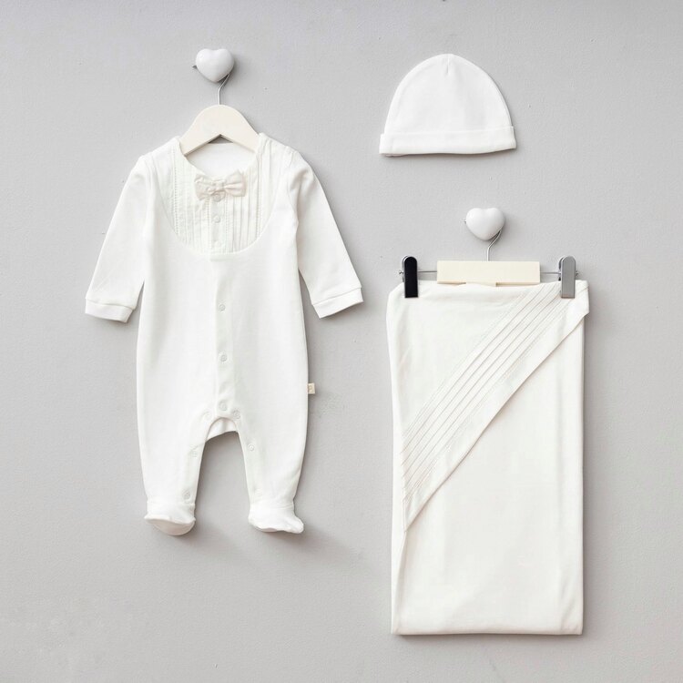 Pugi Baby Nervürlü 3 Lü Set