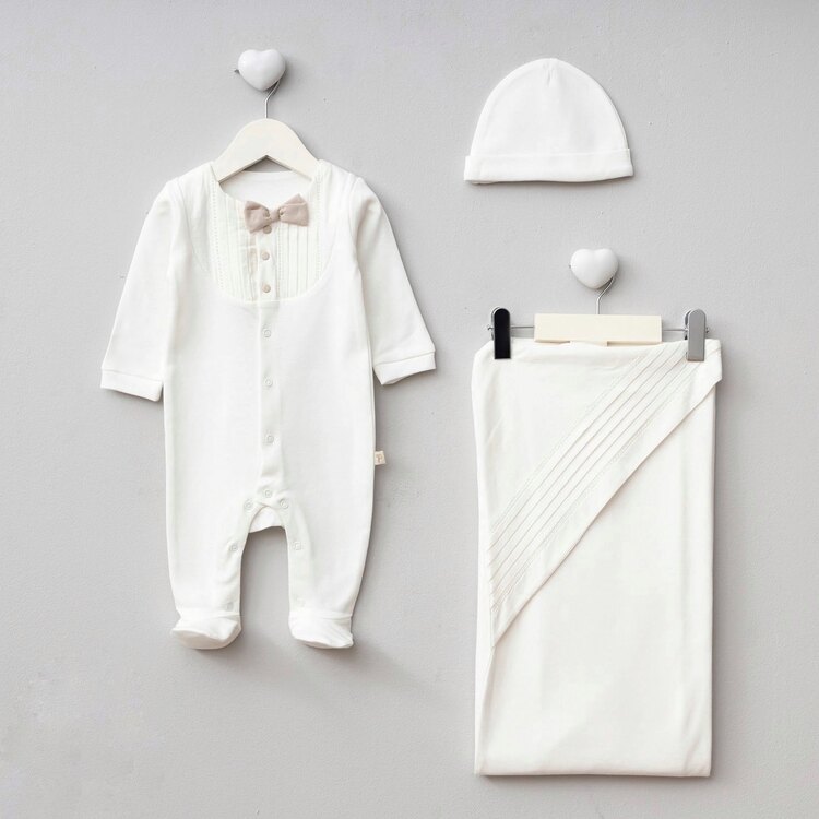 Pugi Baby Nervürlü 3 Lü Set