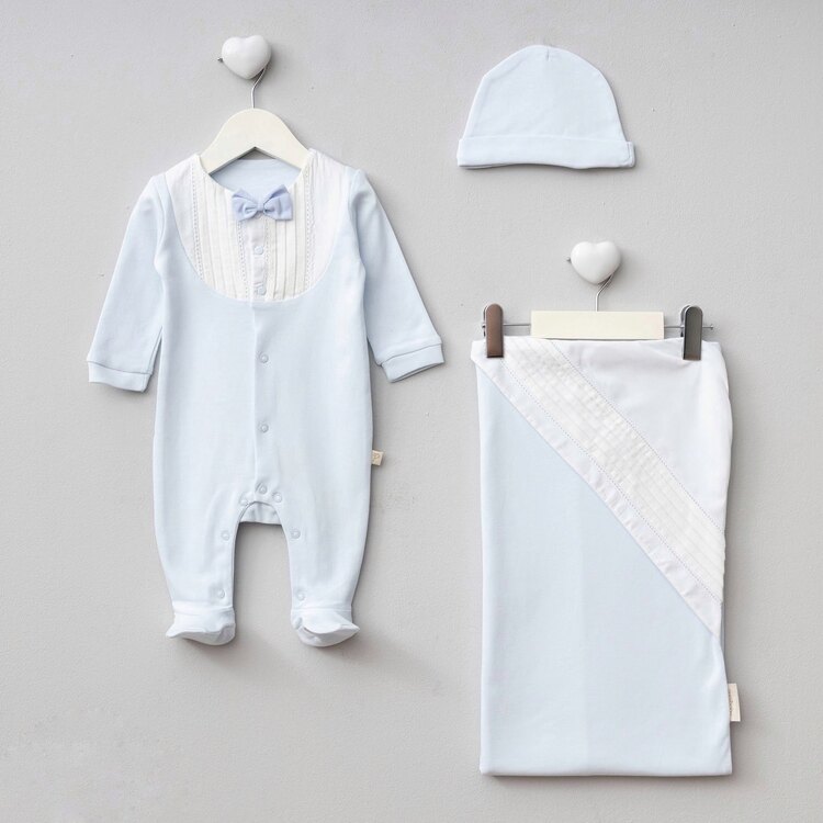 Pugi Baby Nervürlü 3 Lü Set