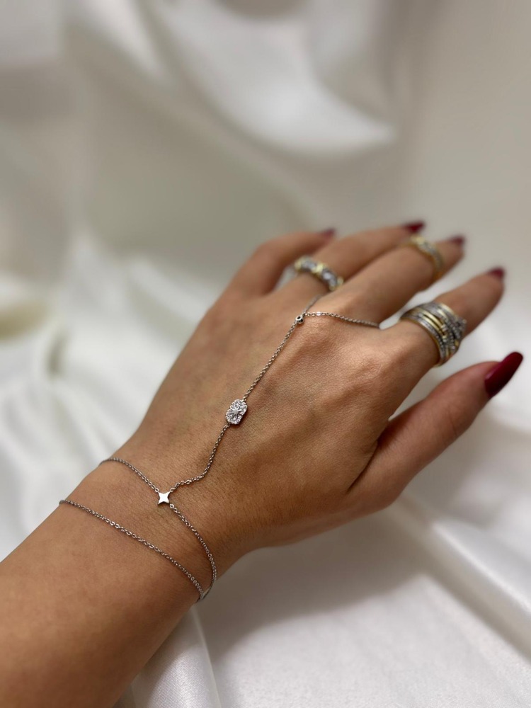 Baget Taşlı Silver Şahmeran